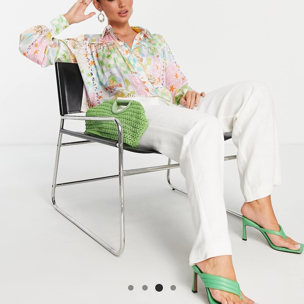 ASOS Multicolour Patterned Women's Blouse - Picture 5 of 7
